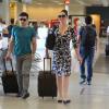 A atriz Claudia Raia e o namorado, Jarbas Homem de Mello, foram vistos no aeroporto Santos Dumont, na tarde desta segunda-feira, 11 de novembro de 2013, no Rio de Janeiro
