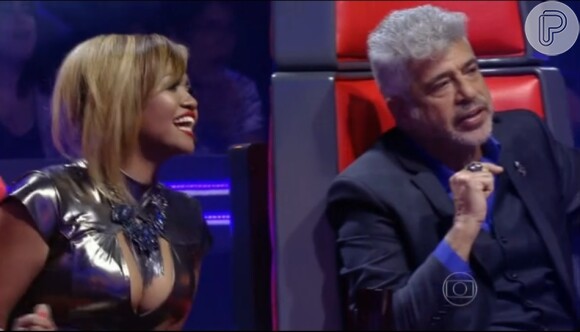 Lulu Santos e Gaby Amarantos cantam 'Apenas mais uma de amor' no 'The Voice Brasil'