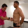 Ronaldo tira medidas para o quadro 'Medida Certa', do 'Fantástico', no qual emagreceu 17 kg em três meses