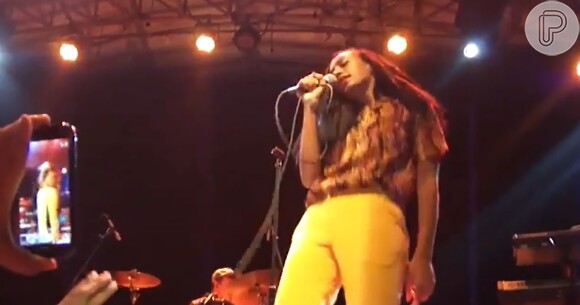 Solange Knowles faz show na Lapa, no Centro do Rio de Janeiro