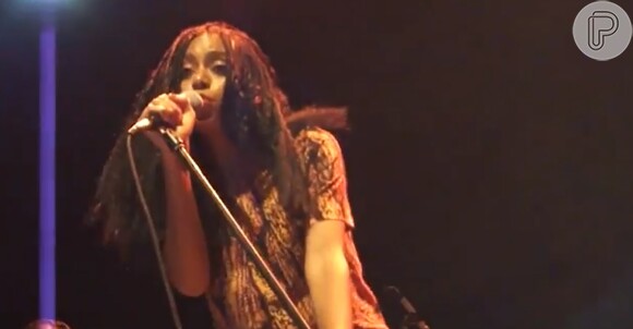 Solange Knowles canta as músicas do EP 'True' no Rio de Janeiro