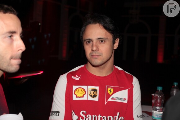 Felipe Massa prestigia festa da Ferrari