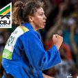 A judoca Rafaela Silva é terceiro sargento da Marinha do Brasil
