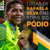 Rafaela Silva foi a primeira brasileira a ganhar medalha de ouro no mundial de judô, em 2013