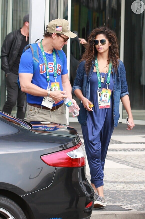 O casal está no Rio de Janeiro para conferir a Olimpíada Rio 2016
