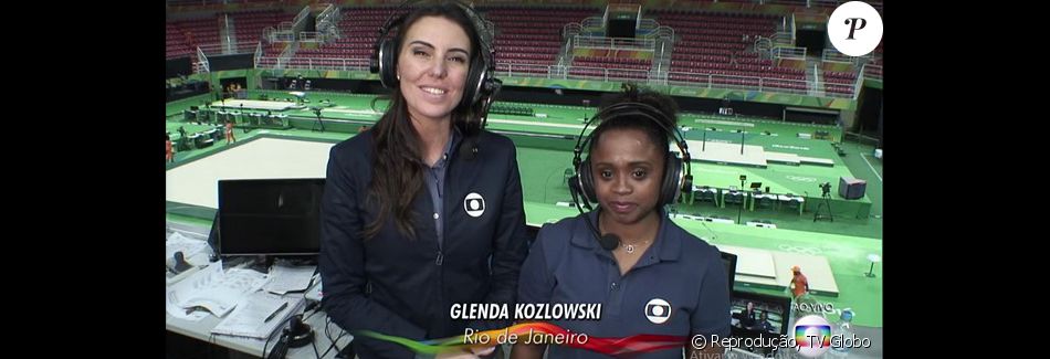 Glenda Koslowski narrou a fase preliminar da ginástica artística no final de semana