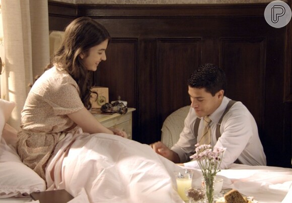 Osório (Arthur Aguiar) promete a Gerusa (Giovanna Grigio) que os dois irão se casar depois que ela ficar mais forte e terão um futuro juntos, na novela 'Êta Mundo Bom!'