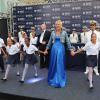 Xuxa se apresentou ao lado de crianças em evento de cruzeiros, nesta terça-feira, 26 de novembro de 2013