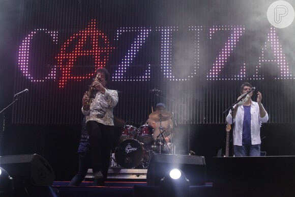George Israel no espetáculo 'Volta Cazuza', em São Paulo, na noite deste sábado, 30 de novembro de 2013