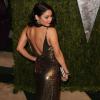 Vanessa Hudgens ousou no look da 'Vanity Fair Oscar Party', em Los Angeles, em fevereiro de 2013