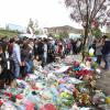 Fãs prestam homenagens ao ator Paul Walker no local do acidente