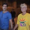 Xuxa chegou de mãos dadas com o namorado, Junno Andrade, na gravação do DVD em comemoração aos 20 de carreira de Ivete Sangalo, na Arena Fonte Nova, em Salvador, neste sábado, 14 de dezembro de 2013