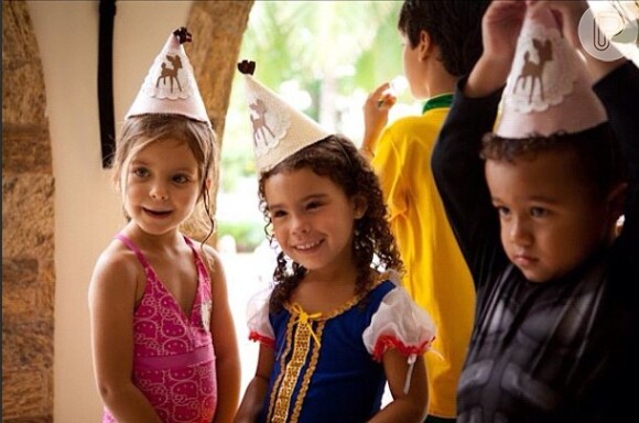 No Natal, Maria Sophia, filha do ex-casal, comemorou seu aniversário de 4 anos com uma grande festa