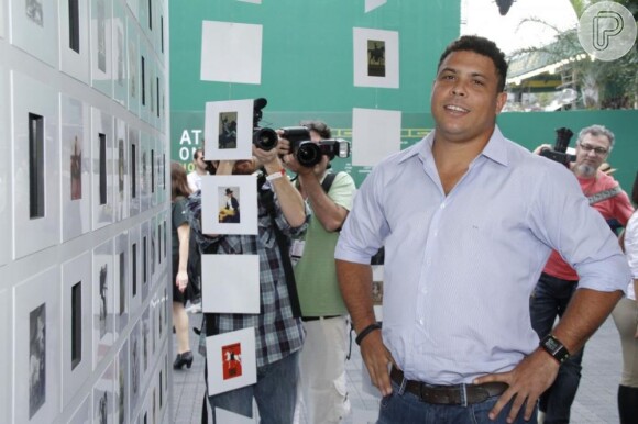 Ronaldo confere evento de hipismo no Rio, em outubro de 2012