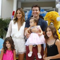 Rodrigo Faro comemora o aniversário de 1 ano de Helena, sua filha caçula, em SP
