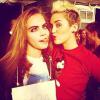 Miley Cyrus e Cara Delevingne são amigas