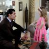 Dulce Maria (Lorena Queiroz) se abre com Gustavo (Carlo Porto) e diz que não está feliz com a notícia de seu casamento com Nicole (Nicole Gondim), na novela 'Carinha de Anjo'