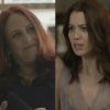 Vanda (Tamara Taxman) confirma as acusaçãoes de Júlia (Nathalia Dill) contra Alex (Caio Paduan), mas se nega a ajudá-la e ainda a ameaça, na novela 'Rock Story', em dezembro de 2016
