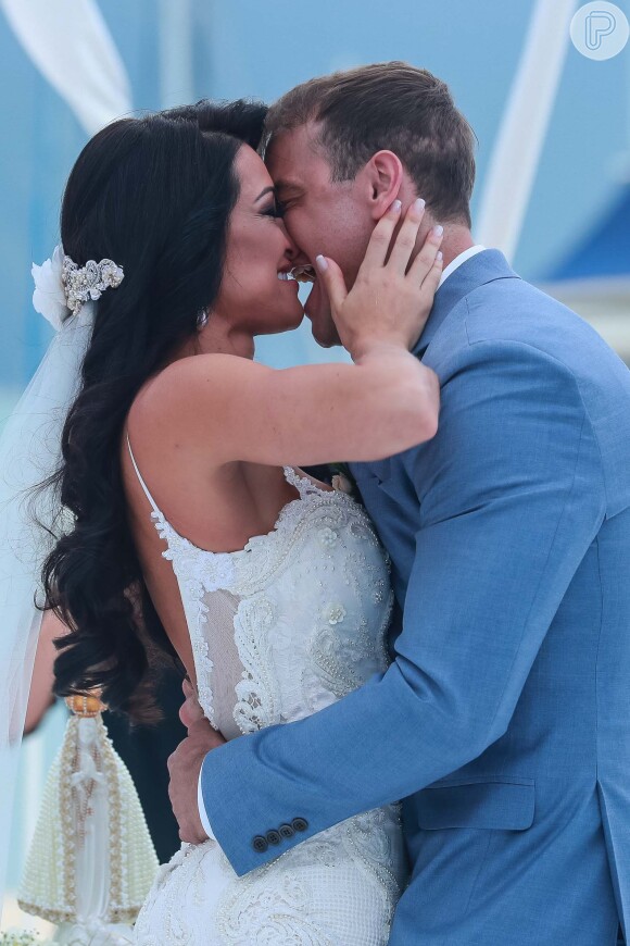 Veja fotos do casamento do ex-BBB Rogério Padovan e Priscila Ferrari
