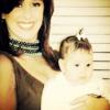 Claudia Raia publicou uma foto com Sophia ainda bebê, com apenas 3 meses de vida