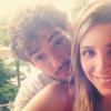 Alexandre Pato posa ao lado da namorada, Sophia Mattar, em 16 de janeiro de 2013