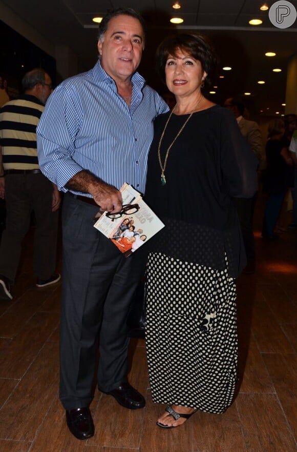 Tony Ramos e Lidiane Barbosa, esposa do ator