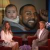 Kim Kardashian participa do programa de Ellen Degeneres e mostra novas fotos da filha, North West, em 16 de janeiro de 2013