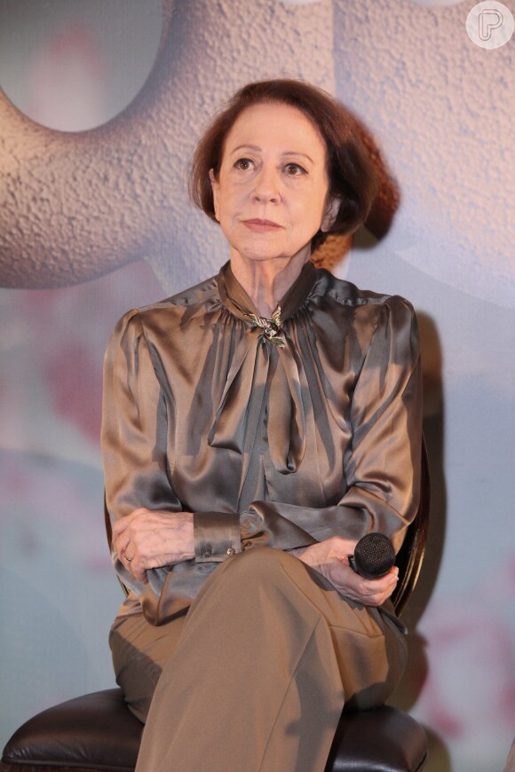 Fernanda Montenegro participa de coletiva da série 'Doce de Mãe', em 21 de janeiro de 2014