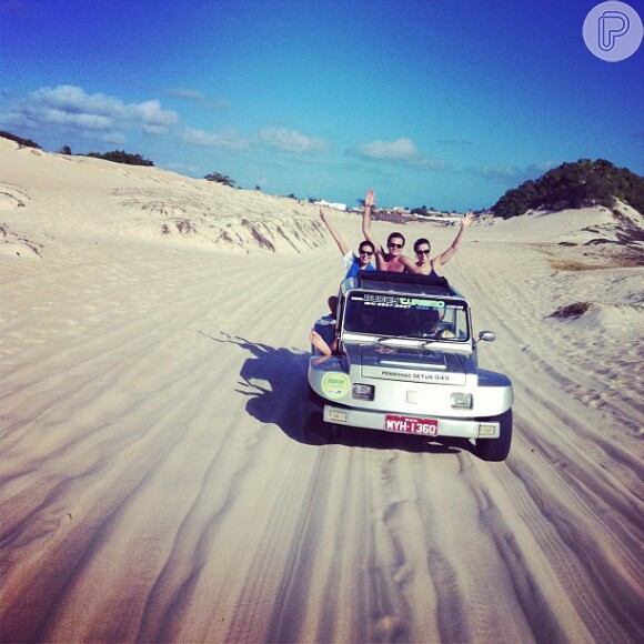 Max Fercondini, Amanda Richter, Paloma Bernardi, Thiago Martins, Dudu Azevedo, Henri Castelli e Thaíssa Carvalho vivem dia de turista em Natal, no Rio Grande do Norte