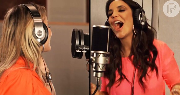 Claudia Leitte e Ivete Sangalo gravaram 'Deusa do Amor', primeira música da parceria entre as cantoras bainas