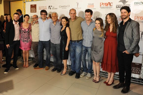 Elenco participa da pré-estreia do filme 'Quando Eu Era Vivo', em 27 de janeiro de 2014