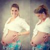 Ana Hickmann, grávida de nove meses, exibe o barrigão de nove de meses em campanha publicitária, em 31 de janeiro de 2014
