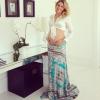 Ana Hickmann compartilhou momentos de sua gravidez com seus seguidores no Instagram