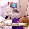A primeira ultrassom do bebê de Ana Hickmann foi exibida no 'Programa da Tarde'