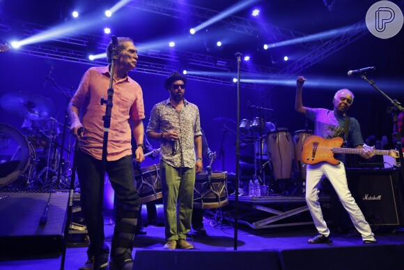 Gilberto Gil se apresentou com a Nação Zumbi no primeiro dia curtiu o primeiro dia do Pepsi Twist Land, na Marina da Gloria, no Rio de Janeiro, na noite desta quinta-feira, 2 de fevereiro de 2017