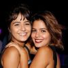Julia Dalavia e Giullia Buscacio se divertiram no primeiro dia do Pepsi Twist Land, na Marina da Gloria, no Rio de Janeiro, na noite desta quinta-feira, 2 de fevereiro de 2017