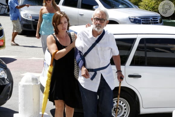 A atriz Bel Kutner acompanhou o pai Paulo José