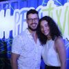 Débora Nascimento e o marido, José Loreto, curtiram evento realizado na Marina da Glória, no Centro do Rio de Janeiro, na noite desta sexta-feira, 3 de fevereiro de 2016