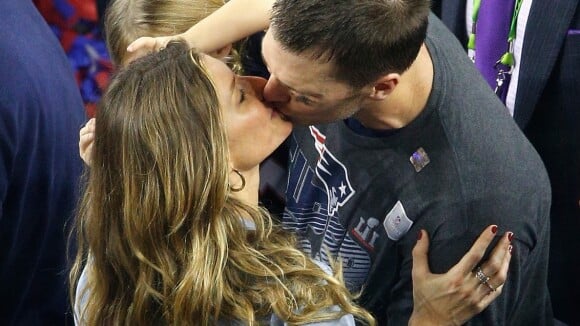 Tom Brady quebra recordes no Super Bowl e ganha beijo de Gisele Bündchen. Fotos!