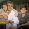 O ator Fabio Assunção é pai de João, de 14 anos, e Ella Felipa, de 5