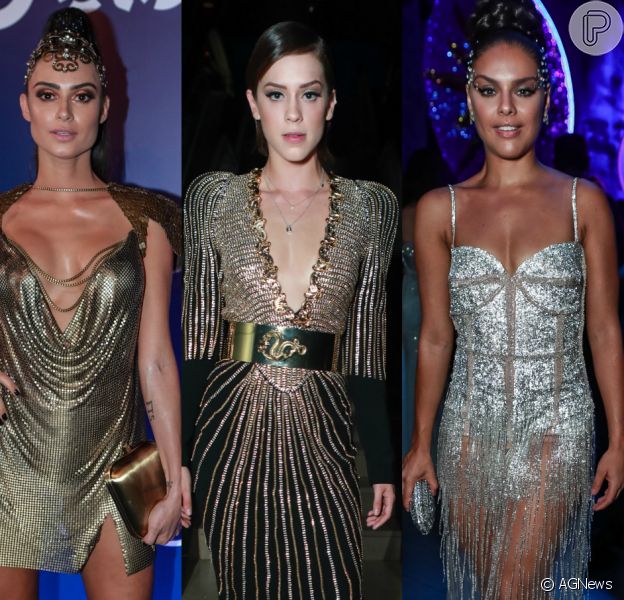 Famosas se jogaram no zodíaco em suas produções para o Baile da Vogue, em São Paulo, na noite desta quinta-feira, 16 de fevereiro de 2017