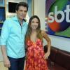 Patrícia Abravanel participou do programa 'Domingo Legal' neste domingo, 09 de fevereiro de 2014. A apresentadora está grávida de poucas semanas