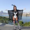 Leticia Lima se divertiu no Bloco da Preta, no domingo, 19 de fevereiro de 2017, no Rio de Janeiro
