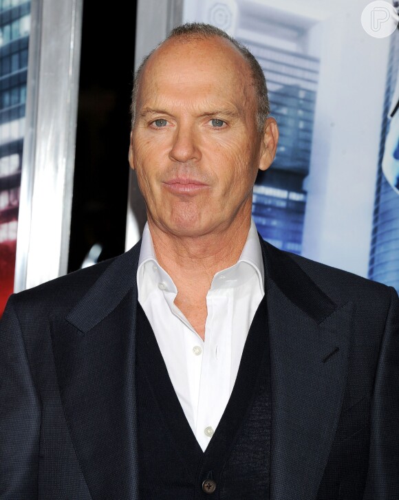 Michael Keaton também esteve presente no lançamento do filme