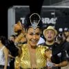 Sabrina Sato é outra famosa que brilhará no Rio e também em São Paulo. No carnaval paulistano, a apresentadora é madrinha de bateria da Gaviões da Fiel