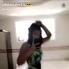 Ludmilla esbanjou boa forma em vídeo postado no Snapchat nesta quarta-feira, 22 de fevereiro de 2017