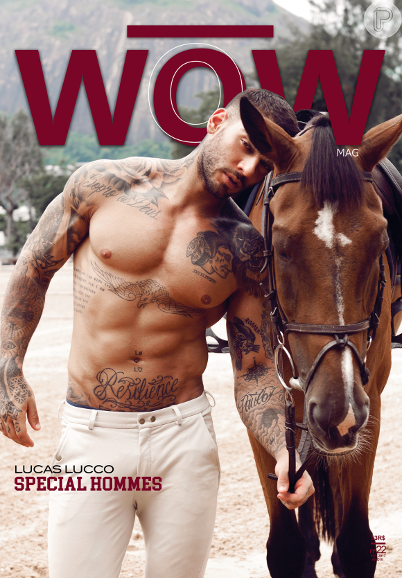 Lucas Lucco é a capa da revista 'WOW' deste mês