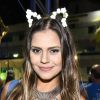 Jéssika Alves passou pelo camarote de cervejaria em Salvador, na Bahia, na noite desta quinta-feira, 23 de fevereiro de 2017