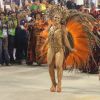 No enredo 'A Divina Comédia do Carnaval', Viviane Araújo representou Medusa no desfile do Salgueiro