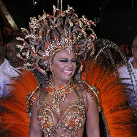 Viviane Araújo, há 10 anos na Avenida, vira Medusa no Salgueiro nesta segunda-feira, dia 27 de fevereiro de 2017